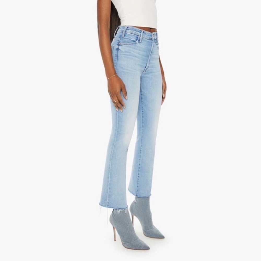 MOTHER Jeans The Hustler Ankle Fray One Last Trip Stretch Jeans Size 29 GUC